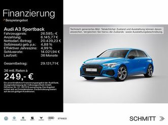 audi a3 sportback s line 35 tdi navi+led+acc+s-tronic