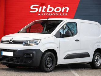 citroen berlingo 1.5 bluehdi 100 fourgon m driver 650 kg 3 places camera gps tva recup