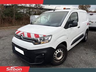 citroen berlingo 1.6 bluehdi 100 fourgon m worker 1000 kg tva recup 3 places
