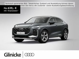 audi q3 sportback tfsi s-line+ahk+techplus+kamera+nav