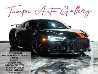 2018 audi r8 v10 rws coupe 2d