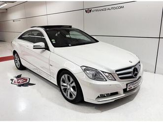 coupé e 250 cdi fap blueefficiency - bva 7g-tronic plus coupe - bm 207 executive - bva phase