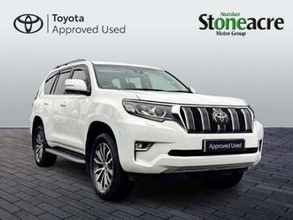 toyota land cruiser invincible suv's 2.8d invincible auto 4wd euro 6 (start/stop) 5dr (7 seat)