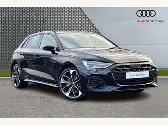 2.0 tfsi black edition sportback s tronic quattro euro 6 (start/stop) 5dr