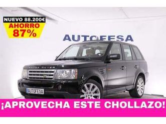 range rover sport 3.6 tdv8 hse 4x4 auto 272cv 5p #cuero, techo electrico, navy, parktronic