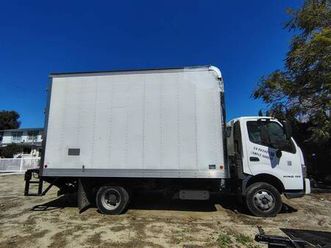 2016 hino 155 14ft box truck, liftgate, 61k miles