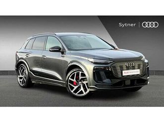 audi q6 e-tron 285kw quattro 100kwh edition 1 5dr auto