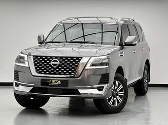 2024 nissan patrol titanium se, feb/2027 nissan warranty, nissan full service history, gcc
