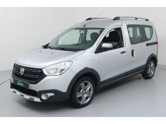 dacia dokker 1.2 tce 115 bvm5 stepway + caméra ar essence manuelle 2017 - 35 921 km