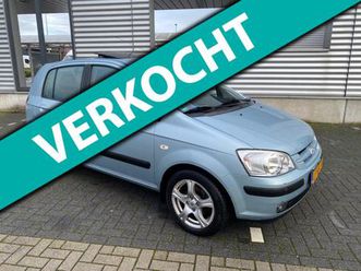 hyundai getz - 1.3i dynamic sky 1e eigenaar 103.000 km orgnap , airco & elektr schuif/kanteldak , elektr