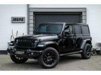 jeep wrangler unlimited 4xe 380 black edition (bj 2023) — jeep — marktplaats