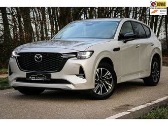 mazda cx-60 - 2.5 e-skyactiv phev homura | 16dkm | carplay | quartz metalic | stoelventilatie | leder |