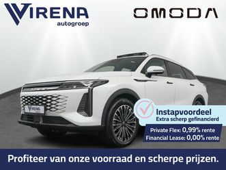 omoda 9 1.5t-gdi shs-p premium 9 phev premium - panoramadak - 140km actieradius plug in hybride - parkeerhulp voor en achter - 7 jaar fabrieksgarantie