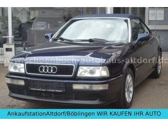 audi 80 cabriolet 2.6 automatik*t.leder*klima*el.verd