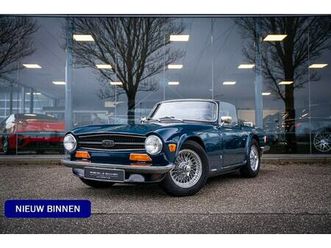 triumph tr6 - soft top * rvs uitlaat * spaakwielen * zeer mooi