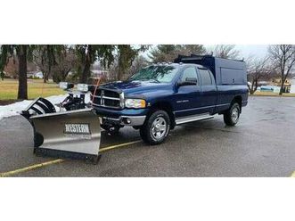2003 dodge ram 3500 with western 8'6 v plow stainless