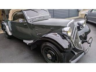 1935 citroen traction avant vert foncé manuel, 3 vitesses...