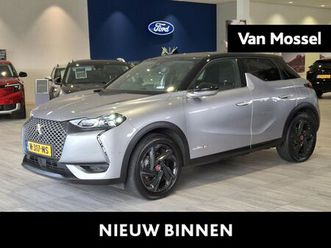 ds 3 crossback - e-tense so chic 50 kwh | camera | stoelverwarming | apple carplay | keyless |