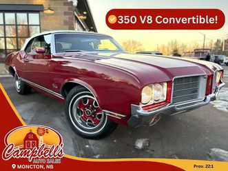 1971 oldsmobile cutlass 350 v8 power convertible top! ac!