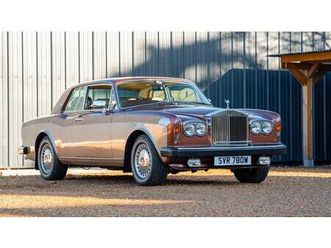 1981 rolls royce corniche fixed head coupé a vendre