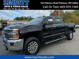 2016 chevrolet silverado 2500hd ltz crew cab 6.6l duramax diesel black