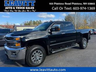 2018 chevrolet silverado 2500hd ltz 6.6l duramax diesel allison trans