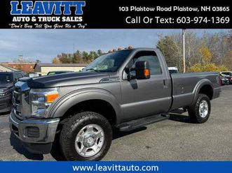 2014 ford super duty f-250 srw xlt reg cab 4x4 6.2l v8 59k miles!