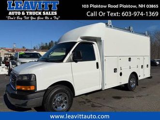2016 gmc savana commercial cutaway 3500 utility box van 1 owner nice r