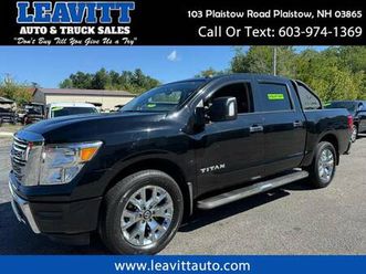 2021 nissan titan sv crew cab 5.6l v8 4x4 1 owner!