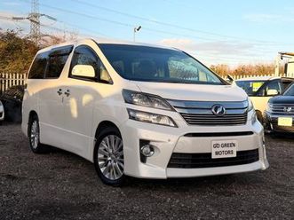 2013 toyota vellfire alphard 2.4 petrol 8 seats full service history, grade 4, warranted 74000ml ...