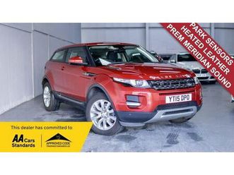 2015 land rover range rover evoque 2.2sd4 pure tech coupe 3d auto