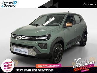 dacia spring extreme 65 26.8 kwh automaat camera apple carplay android auto hoge instap airco cruise controle pas 8000km