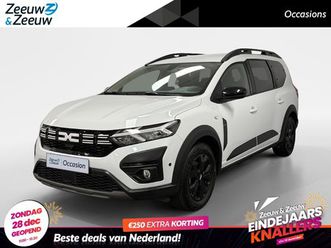 dacia jogger 1.0 tce 100 eco-g extreme 7p. navi airco camera trekhaak lm velgen apple carplay android auto 7 stoelen op gas parkeersensoren zeer mooie auto deal