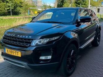 land rover range rover evoque si4 4wd coupe aut 2012 zwart — land rover — marktplaats