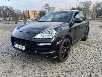 porsche cayenne s tiptronic ic gyári gts 405 le.szép llapot.fekete belső