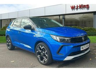 vauxhall grandland 1.2 turbo elite suv 5dr petrol manual euro 6 (start/stop) (130 ps)