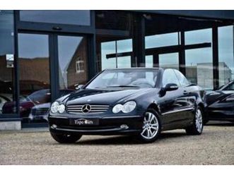 ② mercedes-benz clk-klasse 240 clk cabrio 240*automaat*leder*g — mercedes-benz — 2ememain