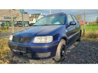 ② vw polo 1.4i 138000km groot open dak euro 4 2001 — volkswagen — 2ememain
