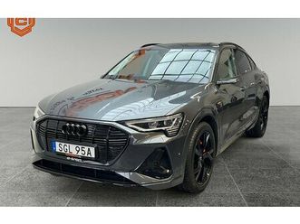 audi e-tron quattro e-tron inkommande sportback 55 q sline black edition b&o matrix