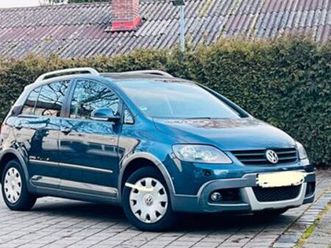 volkswagen vw golf v cross tüv klima anhängerkuppl...