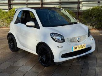 2016 smart fortwo 1.0 white edition 2dr auto coupe petrol automatic
