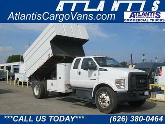 2019 ford f750 ext cab chipper dump 12 ft