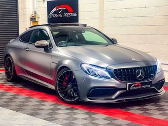 mercedes-benz c-class 4.0 c63 v8 biturbo amg s edition 1 coupe 2dr petrol spds mct euro 6 (start/stop) (510 ps)