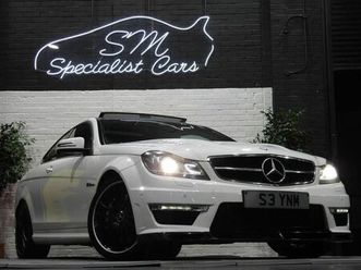 mercedes-benz c-class 6.3 c63 v8 amg edition 125 coupe 2dr petrol spds mct euro 5 (457 ps)