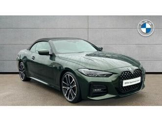 bmw 4 series 420i m sport convertible 2.0 2dr