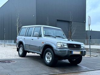 hyundai galloper 2.5td 4x4 100cv 7lugares setembro/00
