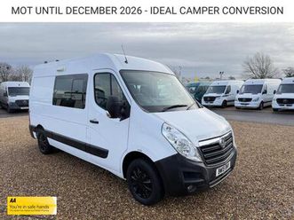 2019 vauxhall movano 2.3 cdti h2 van 130ps panel van diesel manual