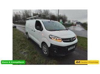2021 vauxhall vivaro 1.5 turbo d 2900 dynamic panel van, 52,500 miles, 1 owner, euro 6 diesel, m ...