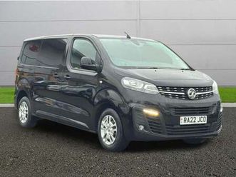 2022 vauxhall vivaro 2700 1.5d 100ps sportive h1 van panel van diesel manual
