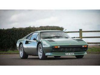 1980 ferrari 308 vert manuel, 5 vitesses conduite à gauch...